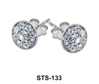 Stud Earring Shining Circle STS-133